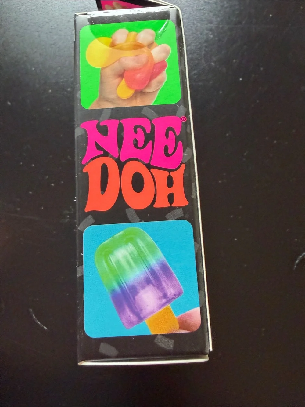 New Nee Doh Nice-Sicle Popsicle Rainbow Purple Pink Schylling Needoh Squishy Toy